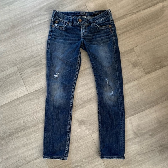 Womens silver jeans - Picture 3 of 4